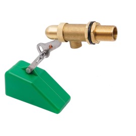 1/2" Float Valve, Brass Valve with Plastic Float, Floating Ball Valve with Adjustable Arm, Automatic Water Refill, for Fish Tanks, Dog Drinks, Cattle and Sheep Drinks