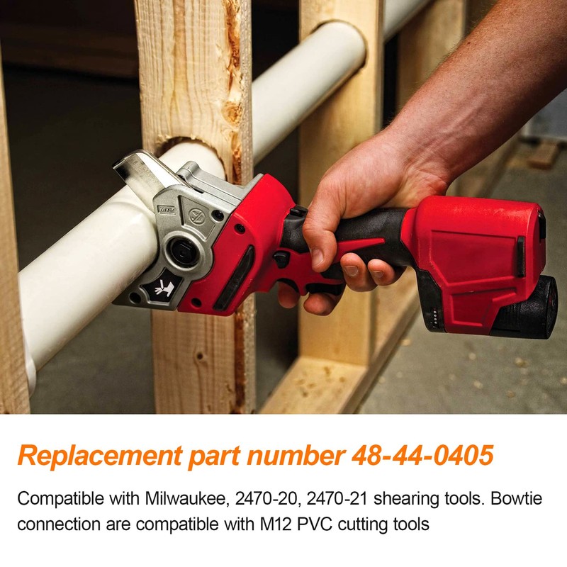 2Pack 48-44-0405 M12 Replacement Shear Blade Compatible with Milwaukee, PVC