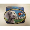 I Love My Weimaraner Laminated Car Pet Magnet 4" x 6" Scandical