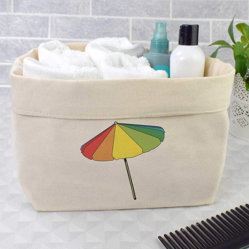 Large 'Beach Umbrella' Canvas Organiser/Storage Bag (OR00033216)