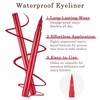 Coloured Waterproof Eyeliner Pen, Long-Lasting Highly-Pigmented Liquid Eyeliner for Women,