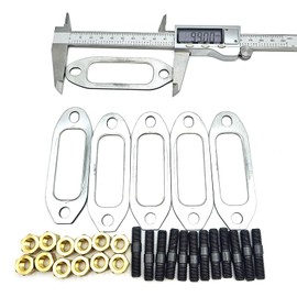 Kridets 01110183 Exhaust Manifold Muffler Gasket Kit Compatible with Deutz 914 913 912 6 Cylinder Engine