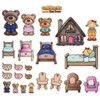 Peryiter 24 Pack Goldilocks and The Three Bears Felt Board