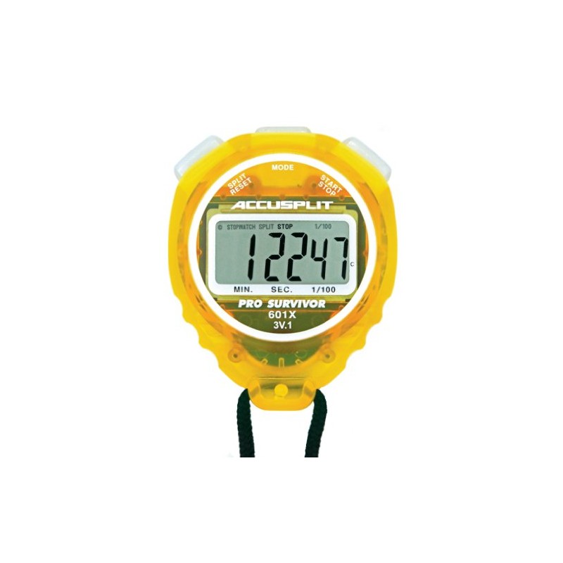 ACCUSPLIT Pro Survivor - A601X Stopwatch, Clock, Extra Large Display