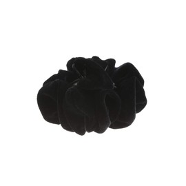 VingTAINE H7292-BK- Velvet Volume Ruffle Vance, S, Hair Clip, Autumn & Winter, Elegant, Women's Hair Accessory
