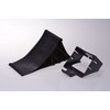 Gravidus Stable Brake Wedge with Bracket for Trailers Caravans 2000 kg Load Capacity Non-Slip Plastic Black