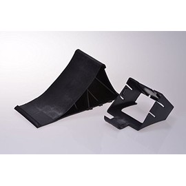 Gravidus Stable Brake Wedge with Bracket for Trailers Caravans 2000 kg Load Capacity Non-Slip Plastic Black