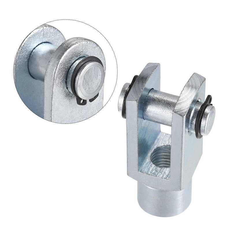sourcing map Air Cylinder Rod Clevis End 52mm Length M10x1.25