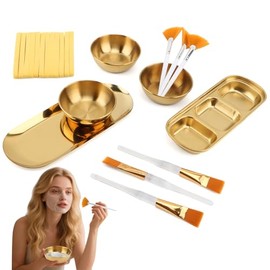 Set De 23 Piezas Para Tratamientos Faciales De Estética, Incluye Brochas Y Aplicadores De Mascarillas, Kit Para Mezclar Mascarillas Faciales Para Muje