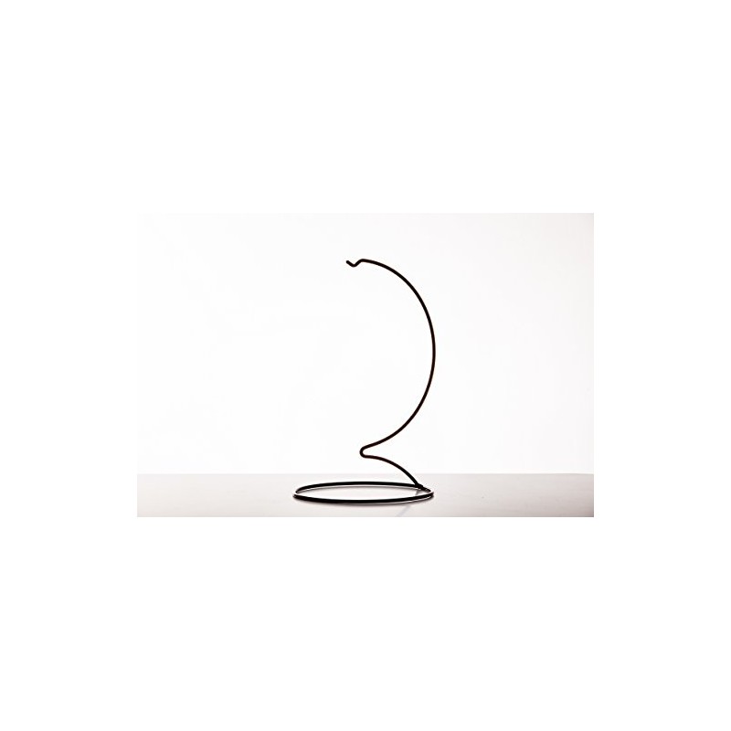Black metal ornament stand medium