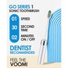 Voom Sonic Go 1 Series Travel Electric Toothbrush, Travel Toothbrushes
