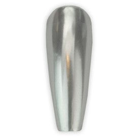 Fine pigments with small applicator sponge in practical pen shape for perfect, accurate application of chrome pigments - 01 silver