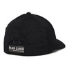 Black Clover Standard Perf 13 Hat, Black Perforated Hat/3D Silver