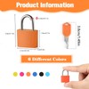 6 Pcs Mini Luggage Locks, Luggage Padlocks with Keys, Colorful