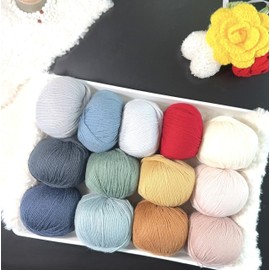 Merino Wool Yarn 100% Pure (Pack of 3) (Camelia Pink)