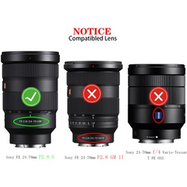 ALC-SH141 Lens Hood for SONY FE 24-70mm F2.8GM (Not for FE 24-70mm F2.8 GM-II), HUIPUXIANG Compatible with 82mm Lens Hood