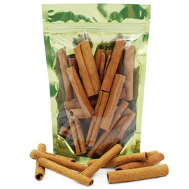 Fruidles Cinnamon Sticks, Premium Grade Harvested Natural Cassia Cinnamon, Strong Aroma, Perfect for Baking, Cooking & Beverages, Kosher Certified - 4 Oz