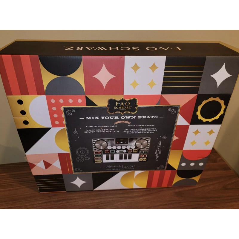 FAO Schwarz Giant Electronic DJ Mixer Mat with Piano Keyboard