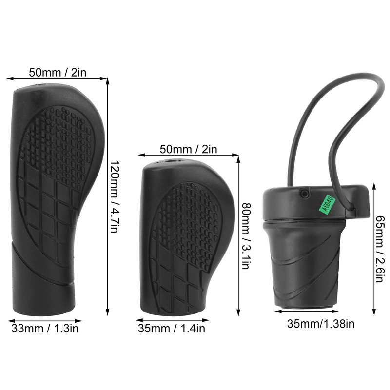 Half Throttle Handle, 76x Half Turn Handle Waterproof Half Throttle