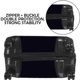 BHAHB Luggage Suitcase Cover Protector Luggage Elastic Washable Baggage Covers Initial Cute Aesthetic for Unisex Women Girls Travel Trip M(22-25 inch)-Letter K