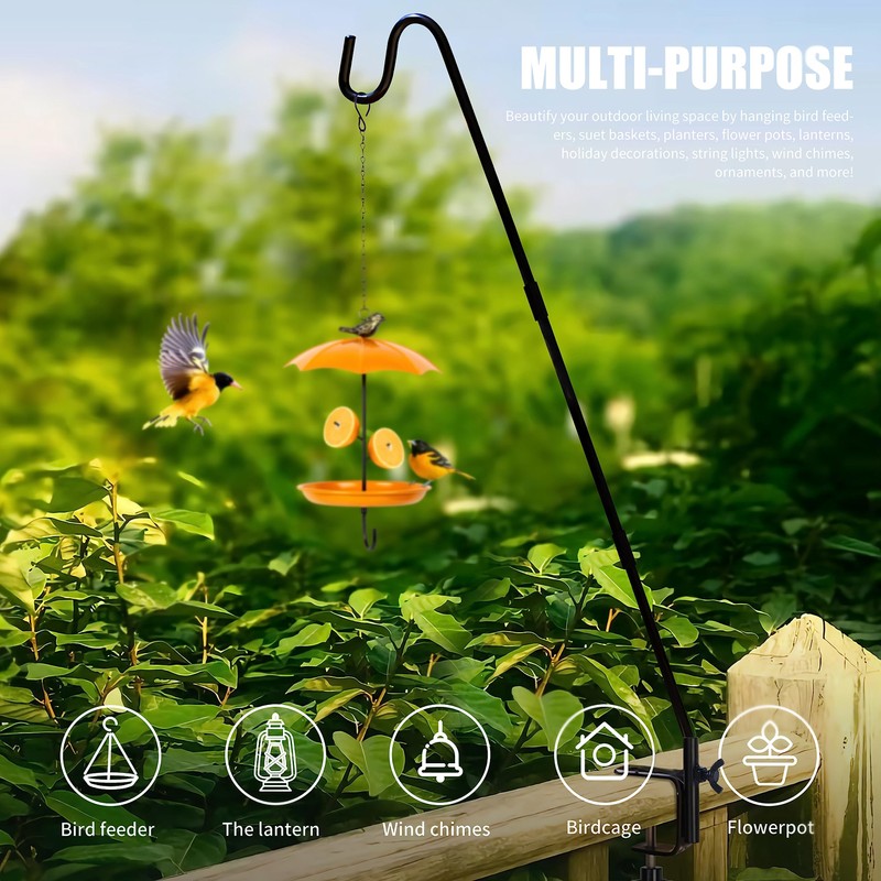 Juegoal 2 Pack Heavy Duty Deck Hook with 2 Inch