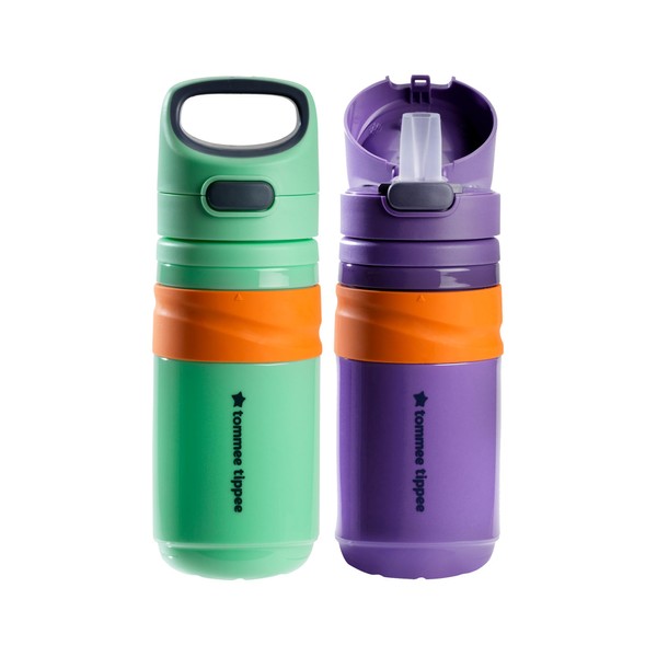 Tommee Tippee Superstar - Vaso de paja Sportee con tapa