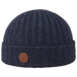 Barts Boy's Haakon Turnup Beret, Blue (Navy 003h), One (Size: 35/38)