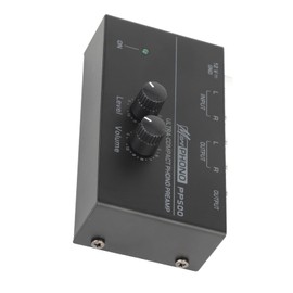 Phono Preamp, RIAA Equalization 100‑240V Ultra Low Noise 1/4 (US Plug)