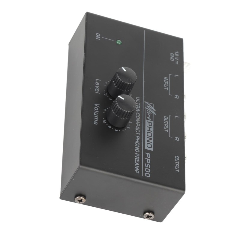 Phono Preamp, RIAA Equalization 100‑240V Ultra Low Noise 1/4 (US