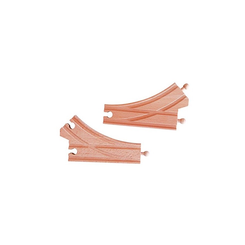 Woodyland Railway K Switch Set (2-Piece, Multi-Colour)