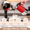 Suiitat Moka Pot, 6 Cups (10.6 oz) Stovetop Espresso Maker,