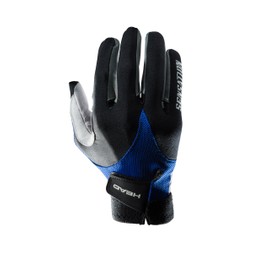 HEAD Leather Racquetball Glove - Sensation Lightweight Breathable Glove for Right & Left Hand - Royal/Black, Right - Medium