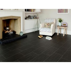 PVC Flooring Vinyl Flooring with Ribbed Floor Tile, DIN A4 Sample Piece