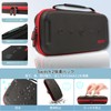 RALAN オーガナイザー対応 Swicht2 EVAハードシェル保護収納ポータブル大容量防水耐衝撃分割収納傷や汚れに強い (プラスマイナス黒)