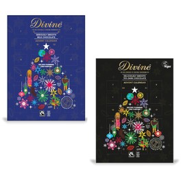 Smiling Sweets Advent Calendars Variety Pack - Pack of 2 - Milk and Dark Chocolate - Delicious Traditions that Generations Have Loved - Great for Friends and Family