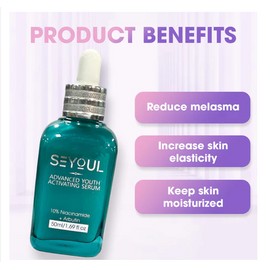 BUY 3 FREE 1 SEYOUL Advanced Youth Activating Serum Skin care essence Fade freckles 50ml S