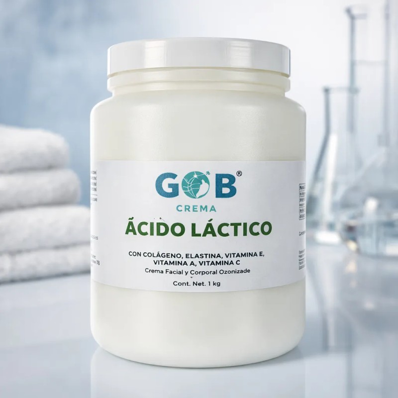 Crema De Ácido Láctico Ozonizada - Gob - 1 Kilo
