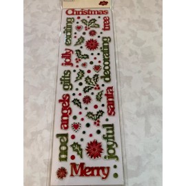 COULD 9 CLOUD 9 RAIN DOTS STICKERS CHRISTMAS WORDS AND PHRASES NOEL ANGELS GIFTS SANTA