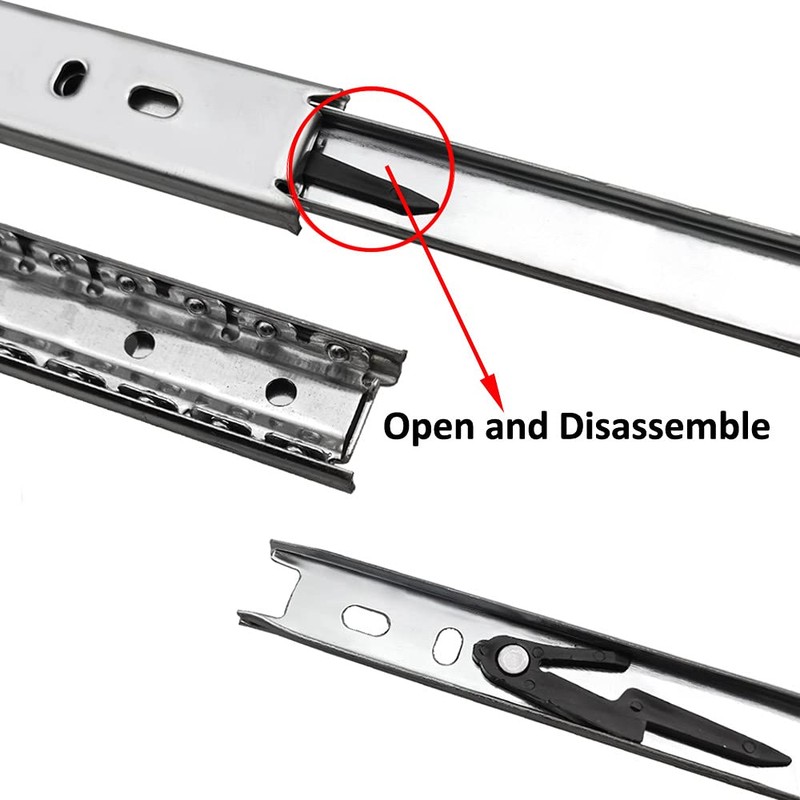 ETOPARS 1 Pair 12" Heavy Duty 27mm Drawer Runners Slide