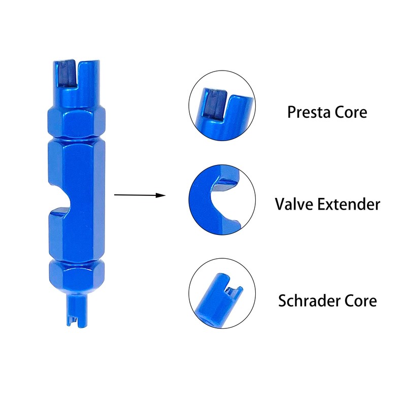 ZUFECY Valve Core Remover, Valve Core Repair Tool for Presta