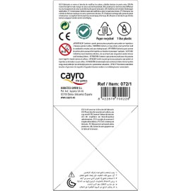 Cayro 16 mm Felt Lined Dicecup and 5 Dices Poker