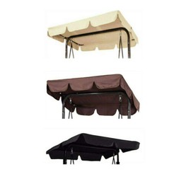 Replacement Canopy For Swing Seat 2 & 3 Seater Sizes Garden Hammock Cover (120 * 142 * 18CM, Beige)