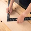 POWERTEC Framing Square, 16'' x 24'' Steel Carpenter Square with