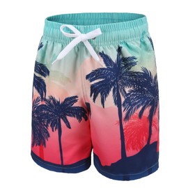 Aisyee Boys Swimming Trunks Kids Board Shorts Beach Quick Dry Boys Swimming Shorts 15-16 Years