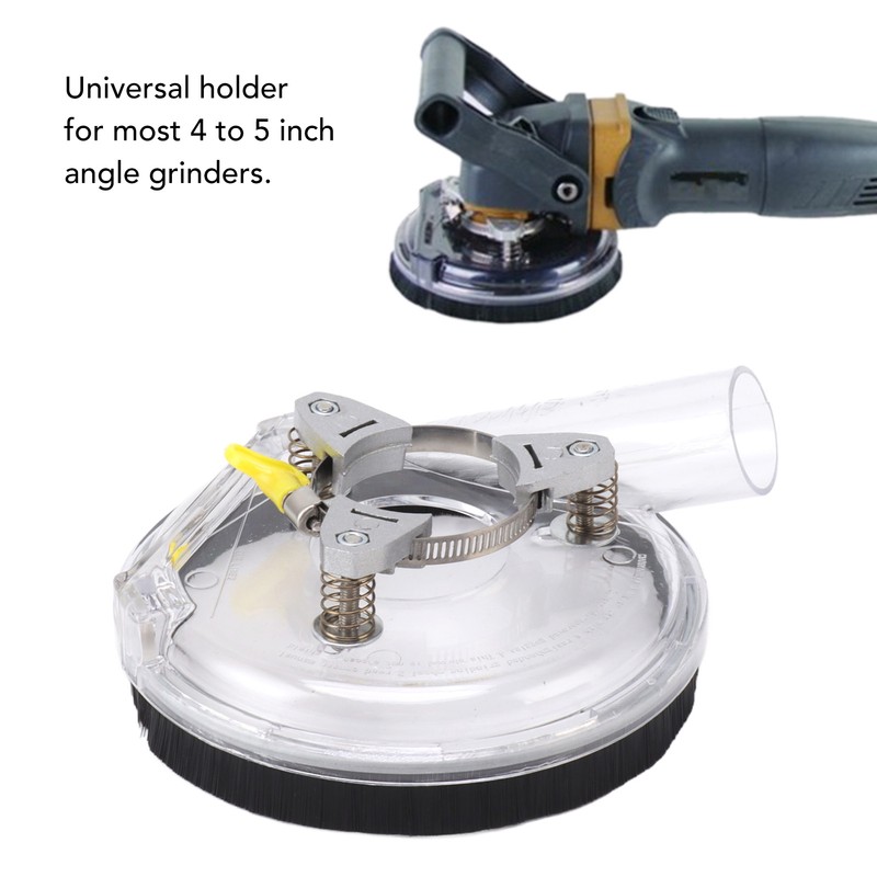 Dust Shroud Kit Transparent ABS Dry Grinding Dust Cover for