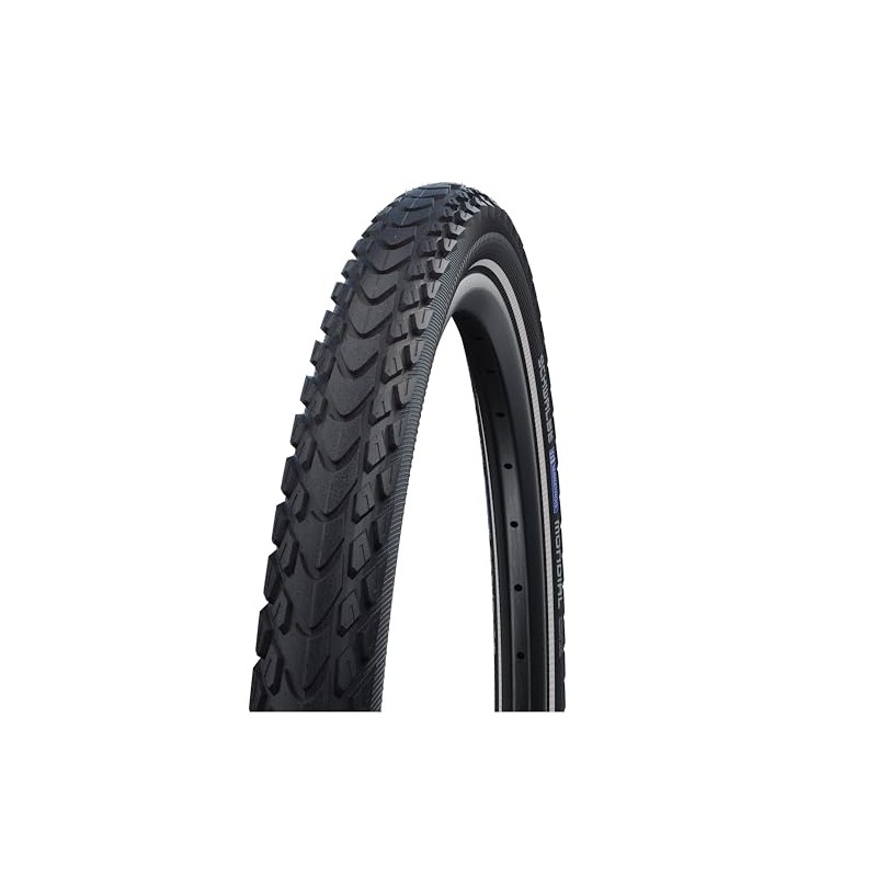 Schwalbe Marathon Mondial Tyre, Black/Reflective, V-Guard Folding, 28x2.00 (50-622)