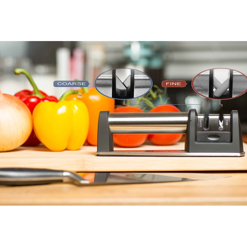 Professional Knife Sharpener, 2 Stage Knife Sharpener, 2 Stage Diamond