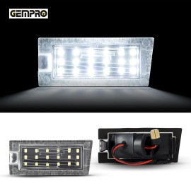 Stock in US Plug-and-Play LED Registration Plate Light for JEEP CHEROKEE 2014-2018 Rear Number Plate LightLight Color: White