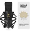 TONOR XLR, Micrófono Condensador, Kit de micrófono cardioide Profesional con
