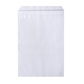 Klappenbeutel Adhäsionsbeutel gelocht mit Klebestreifen 50µ 100 Stück (DIN A5 165mm x 220mm + 40mm)